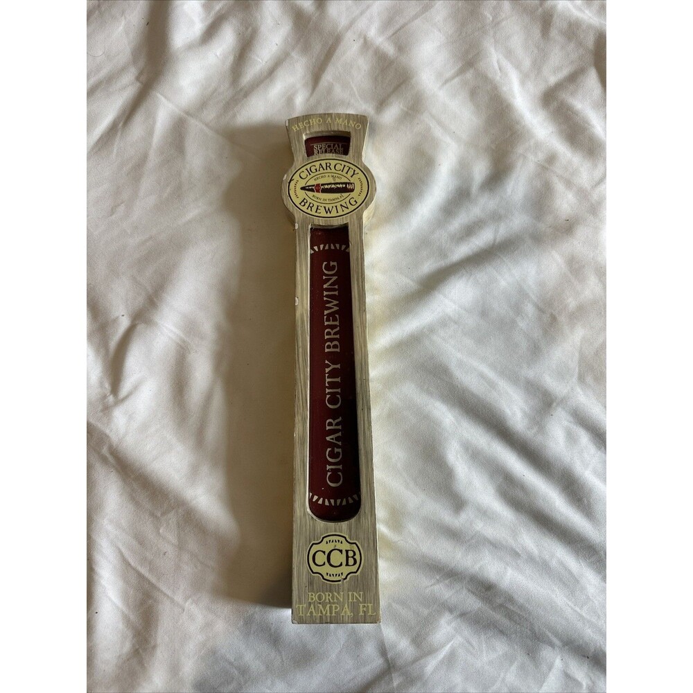 Cigar City Brewing Hecho A Mano Special Release Tap Handle 13” Tampa Florida Ale